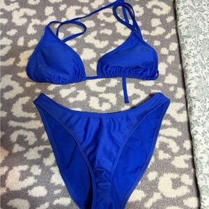 Vibrant Blue Bikini Set
